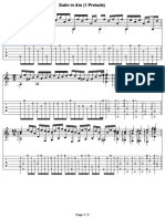 Suite in Am (1 Prelude) by Ernst Gottlieb Baron Guitar