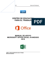 Manual-Excel Avanzado-2016 PDF