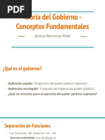 Teoría Del Gobierno - Conceptos Fundamentales PDF