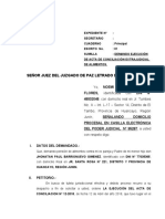 Demanda de Ejecucion de Acta de Conciliacion Maria Isabel Almidon Avila