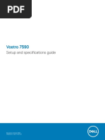 Vostro 7590: Setup and Specifications Guide