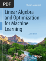 Linear Algebra Optimization Machine Learning PDF