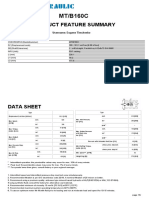 MT/B160C: Product Feature Summary