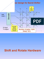 NXN Crossbar Design For Barrel Shifter: X-Input Y-Output