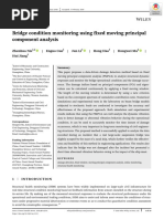 Bridge Condition Monitoring Using Fixed Moving Principal Component Analysis