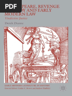 (Early Modern Literature in History) Derek Dunne (Auth.) - Shakespeare, Revenge Tragedy and Early Modern Law - Vindictive Justice-Palgrave Macmillan UK (2016) PDF