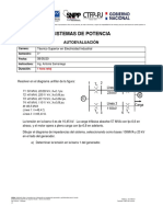 Sistemas de Potencia - Autoevaluación