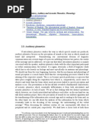 Chapter 2: Articulatory, Auditory and Acoustic Phonetics. Phonology