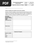 SST-F - 30 Recomendacion Examen Medico