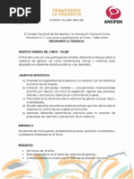 Convocatoria Desafiando La Violencia