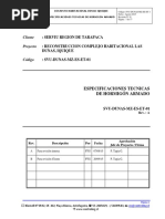 Especificaciones Tecnicas Hormigon PDF