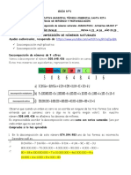 Guia 1. Descomposicion de Numeros Naturales