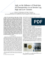 Experimental Study On The in Uence of Dead-Time On IGBT Turn-Off Characteristics in An Inverter Leg at High and Low Currents