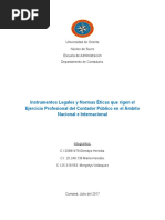 Instrumentos y Normas Legales Del Contador Público