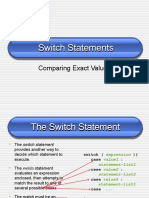 Switch Statements