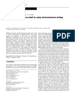 Fabrication of WC Micro-Shaft by Using Electrochemical Etching