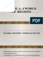 Unit Ii. A. A World of Regions