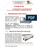 CLASE 03 Equipos para Procesmiento de Vins, Piscos...