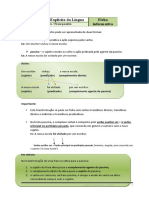 Voz Ativa e Passiva - Ficha Informativa