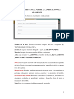 ESTRUCTURA INSTITUCIONAL PARA EL AULA VIRTUAL GOOGLE CLASSROOM. V2docx