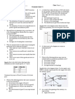 Name: - Class: Form 4 - Economics Quiz # 2