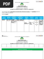 Formato de Informe de Actividades Por TBC