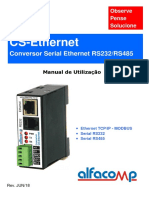 Manual Conversor Ethernet Cs Ethernet