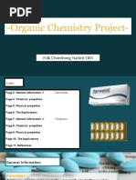 Organic Chemistry Project