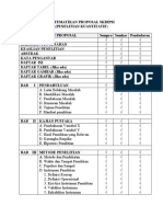 Sistematika Proposal Skripsi - Kuantitatif