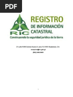 Registro de Información Castastral