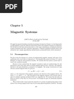 Magnetic Systems: 5.1 Paramagnetism