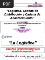 Logística, Cadena de Distribución y Cadena de Abastecimiento