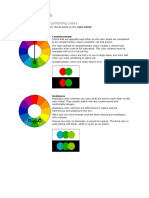 Color Harmonies: Basic Techniques For Combining Colors