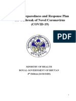 National Preparedness and Response Plan For Outbreak of Novel Coronavirus (COVID-19)