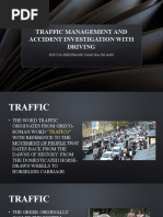 Traffic Management and Accident Investigation With Driving