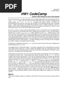 Hw1 Codecamp: Part A