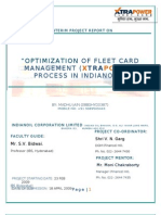 Interim Report - Madhu Jain, Ibs Hyderabad