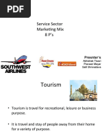 Service Sector Marketing Mix 8 P's