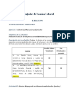 Ejercicio 2 Unidad 2 Prestaciones Laborales