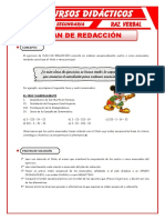 Concepto de Plan de Redación para Cuarto de Secundaria