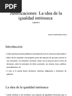 Justificaciones - La Idea de La Igualdad Intrinseca