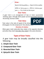 Gear Trains Revised