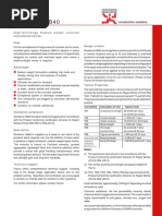 Renderoc HB40: High-Technology Medium Weight Concrete Reinstatement Mortar Uses Design Criteria