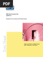 EMI Test Accessories Cispr 15: Emissions From Luminaries and Ancillary Devices