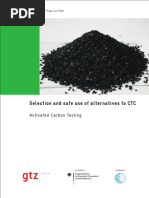 Selection and Safe Use of Alternatives To CTC: Activated Carbon Testing