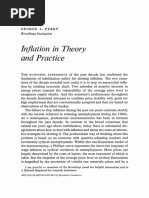 Inflation in Theory Practice: George L. Perry Brookings Institution