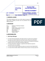 KAPSARC-SK-Concrete Repair work-METHOD STATEMENT