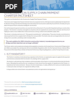 Construction Supply Chain Payment Charter Factsheet: 1. Is It Mandatory?