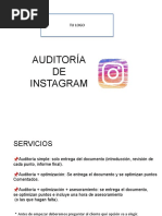 Auditoría de Instagram PDF