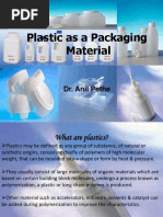 Plastic As A Packaging Material: Dr. Anil Pethe